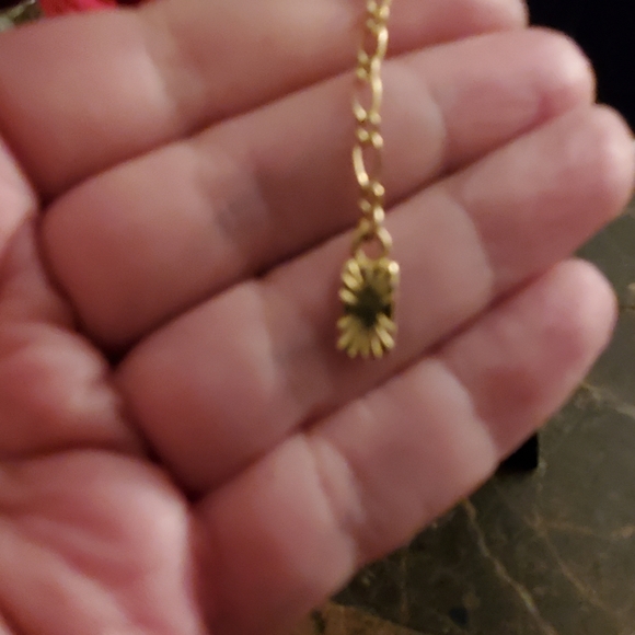 Vintage YSL Yves Saint Lauren Gold Plated Logo Pendant & Necklace - Picture 6 of 6